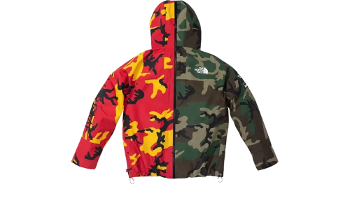 Alternative view of Supreme Split Taped Seam Shell Jacket The North Face Camo