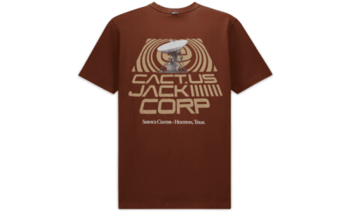 Alternative view of Nike Travis Scott Cact.us Corp BH T-Shirt Brown