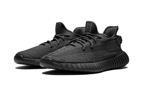 Alternative view of Adidas Yeezy Boost 350 V2 Black (Non-Reflective)