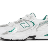 New Balance 530 White Silver Green