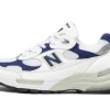 New Balance 992 White Navy