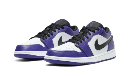 Alternative view of Air Jordan 1 Low Court Purple