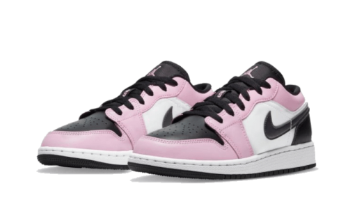 Alternative view of Air Jordan 1 Low White Light Arctic Pink
