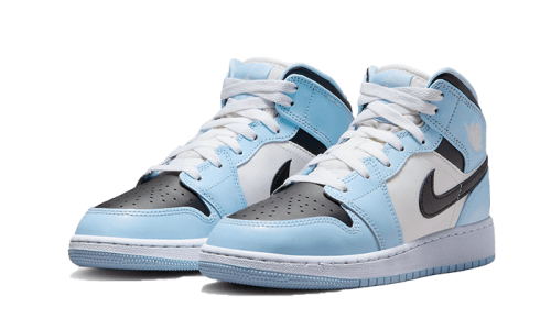 Alternative view of Air Jordan 1 Mid Ice Blue