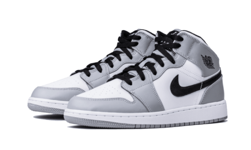 Alternative view of Air Jordan 1 Mid Light Smoke Grey