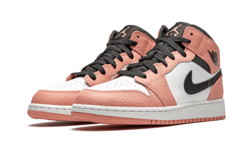 Alternative view of Air Jordan 1 Mid Pink Quartz