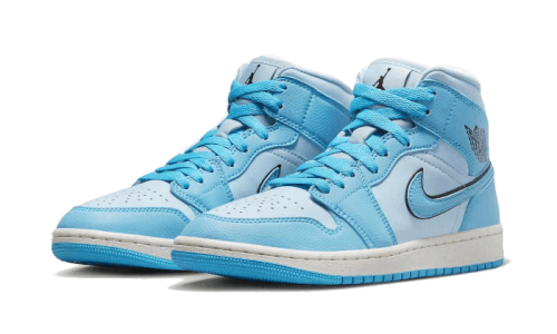 Alternative view of Air Jordan 1 Mid SE Ice Blue