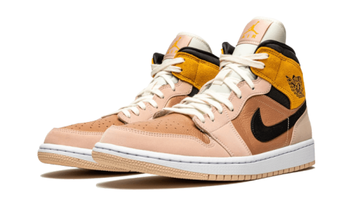 Alternative view of Air Jordan 1 Mid SE Particle Beige