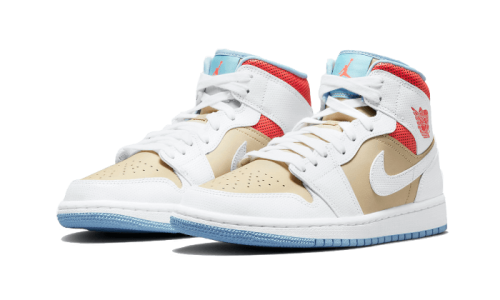 Alternative view of Air Jordan 1 Mid SE Sesame