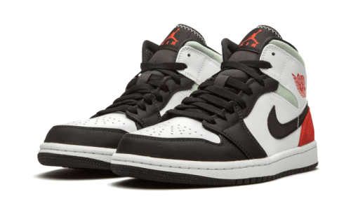 Alternative view of Air Jordan 1 Mid SE Union Black Toe