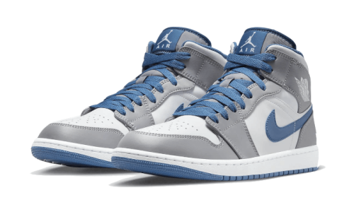 Alternative view of Air Jordan 1 Mid True Blue