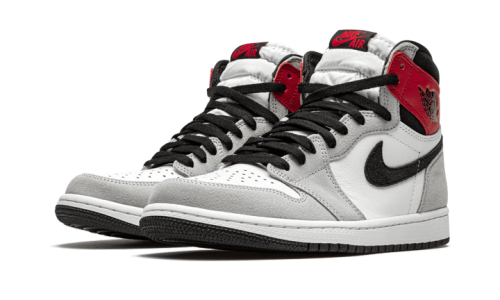 Alternative view of Air Jordan 1 Retro High Light Smoke Grey