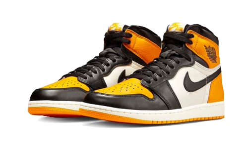 Alternative view of Air Jordan 1 Retro High OG Yellow Toe