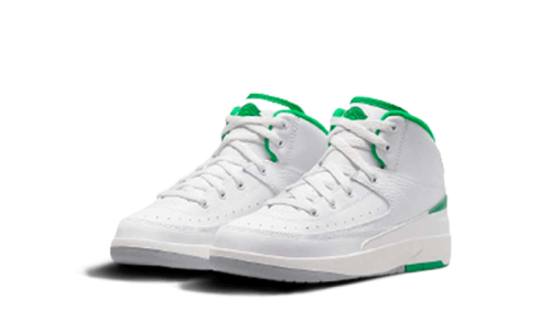 Alternative view of Air Jordan 2 Retro Lucky Green Enfant (PS)