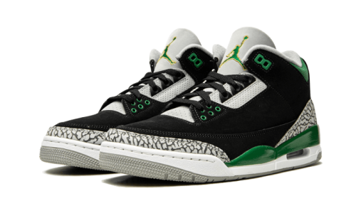 Alternative view of Air Jordan 3 Pine Green