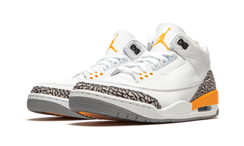 Alternative view of Air Jordan 3 Retro Laser Orange