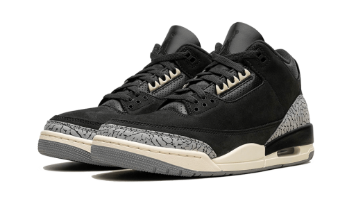Alternative view of Air Jordan 3 Retro Off Noir