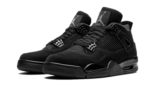 Alternative view of Air Jordan 4 Black Cat
