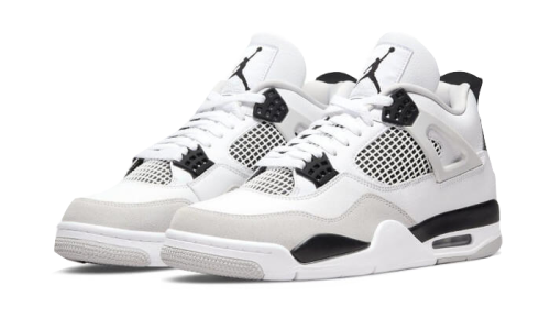 Alternative view of Air Jordan 4 Military Black