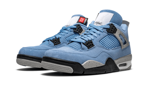 Alternative view of Air Jordan 4 Retro University Blue