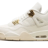 Air Jordan 4 Sail Metallic Gold