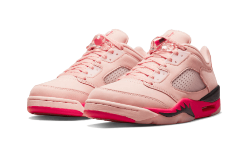 Alternative view of Air Jordan 5 Low Arctic Pink