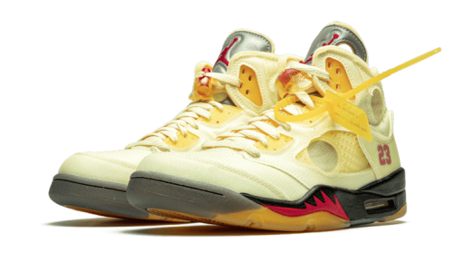 Alternative view of Air Jordan 5 Retro Off-White Sail