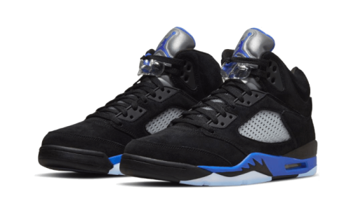 Alternative view of Air Jordan 5 Retro Racer Blue
