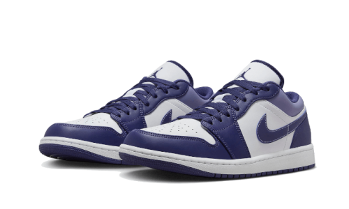 Alternative view of Air Jordan 1 Low Sky J Purple