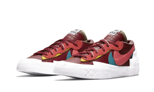 Alternative view of Nike Blazer Low Sacai Kaws Team Red