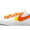Nike Blazer Low Sacai White Magma Orange
