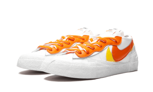 Alternative view of Nike Blazer Low Sacai White Magma Orange