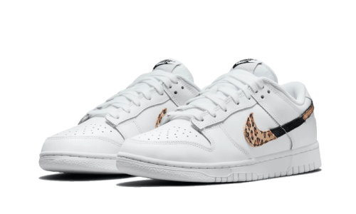 Alternative view of Nike Dunk Low Animal Print White