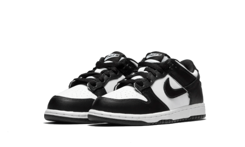 Alternative view of Nike Dunk Low Black White Enfant (PS)