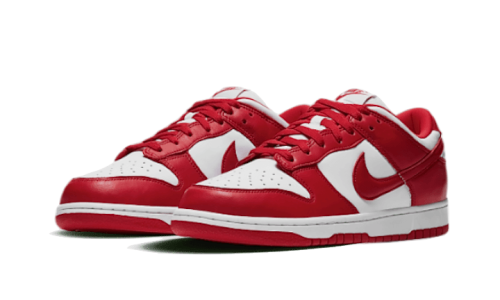Alternative view of Nike Dunk Low University Red
