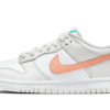 Nike Dunk Low White Bone Peach Aqua