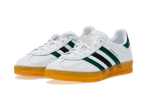Alternative view of Adidas Gazelle Indoor White Collegiate Green