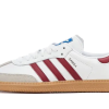 Adidas Samba OG White Burgundy Gum