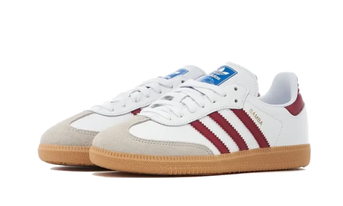 Alternative view of Adidas Samba OG White Burgundy Gum