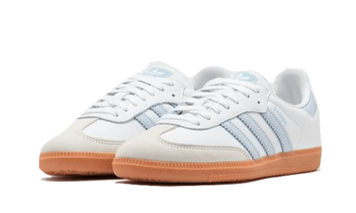 Alternative view of Adidas Samba OG White Halo Blue Gum
