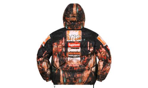 Alternative view of Supreme The North Face 800-Fill Half Zip Hooded Pullover Times Square