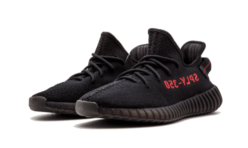 Alternative view of Adidas Yeezy Boost 350 V2 Black Red