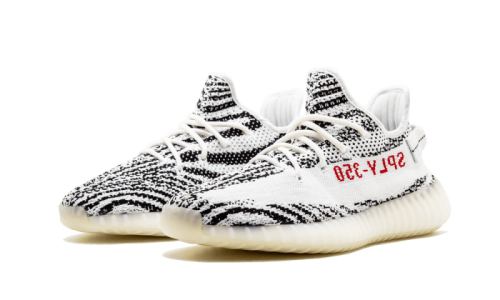 Alternative view of Adidas Yeezy Boost 350 V2 Zebra