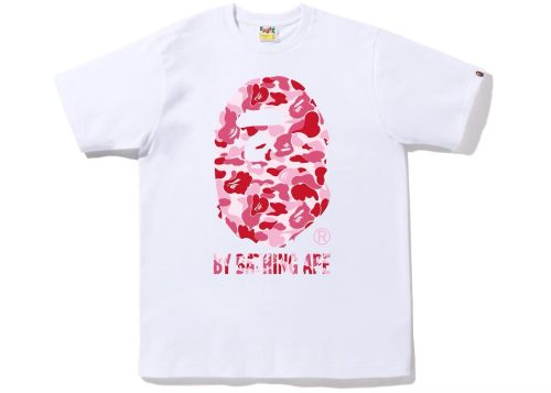 BAPE Abc Camo By Bathing Ape Tee White/Pink