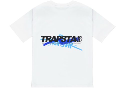 Trapstar Trespass Tee White/Black/Blue