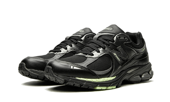 New Balance 2002R Black Silver Green - Image 2