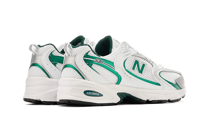 New Balance 530 White Nightwatch Green - Image 3