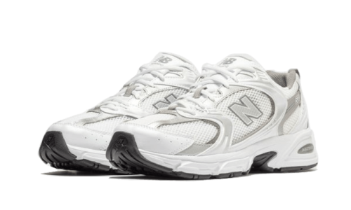 Alternative view of New Balance 530 White Silver Metallic