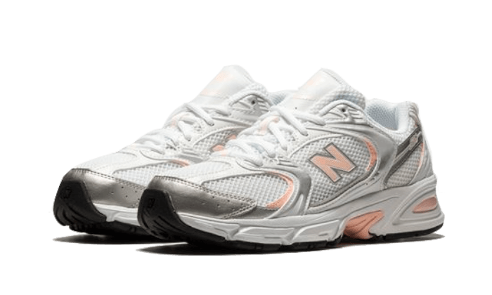 New Balance 530 White Silver Pink - Image 2