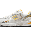 New Balance 530 White Vibrant Apricot Silver Metallic